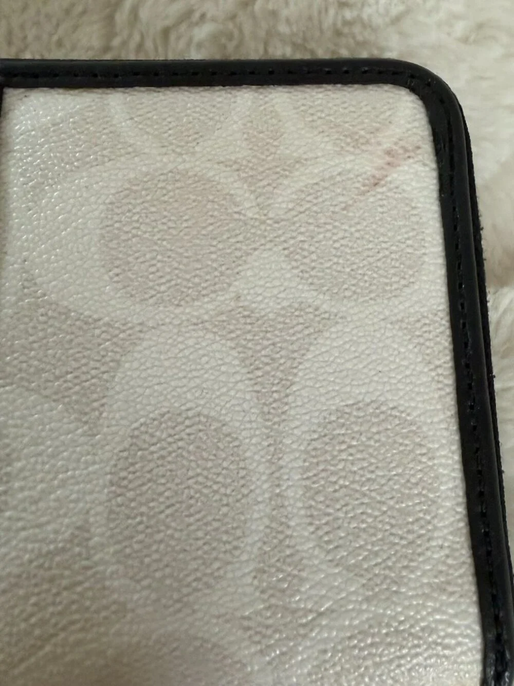 COACH Chalk x Midnight SVDYF Signature Long Zip Around Wallet F54630